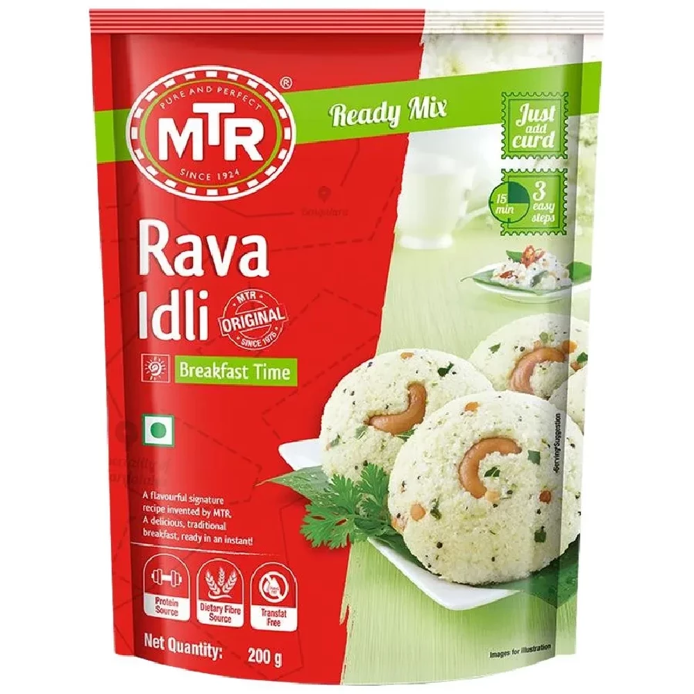 MTR Breakfast Mix - Rava Idli, 200 g Pouch-1.webp